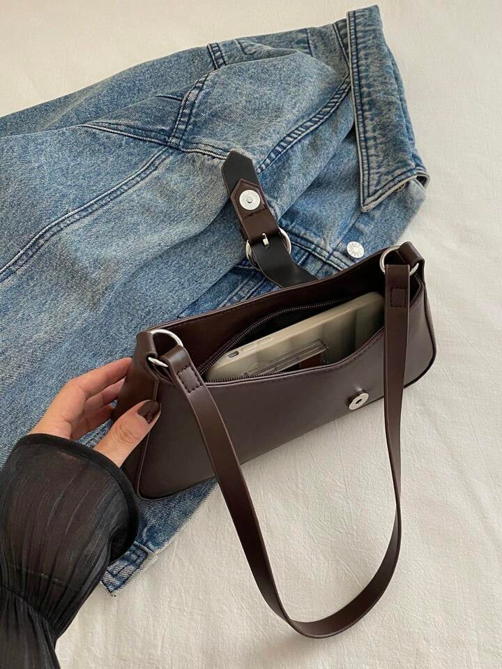 Elyra Nysa Classic Bag – Dark Brown